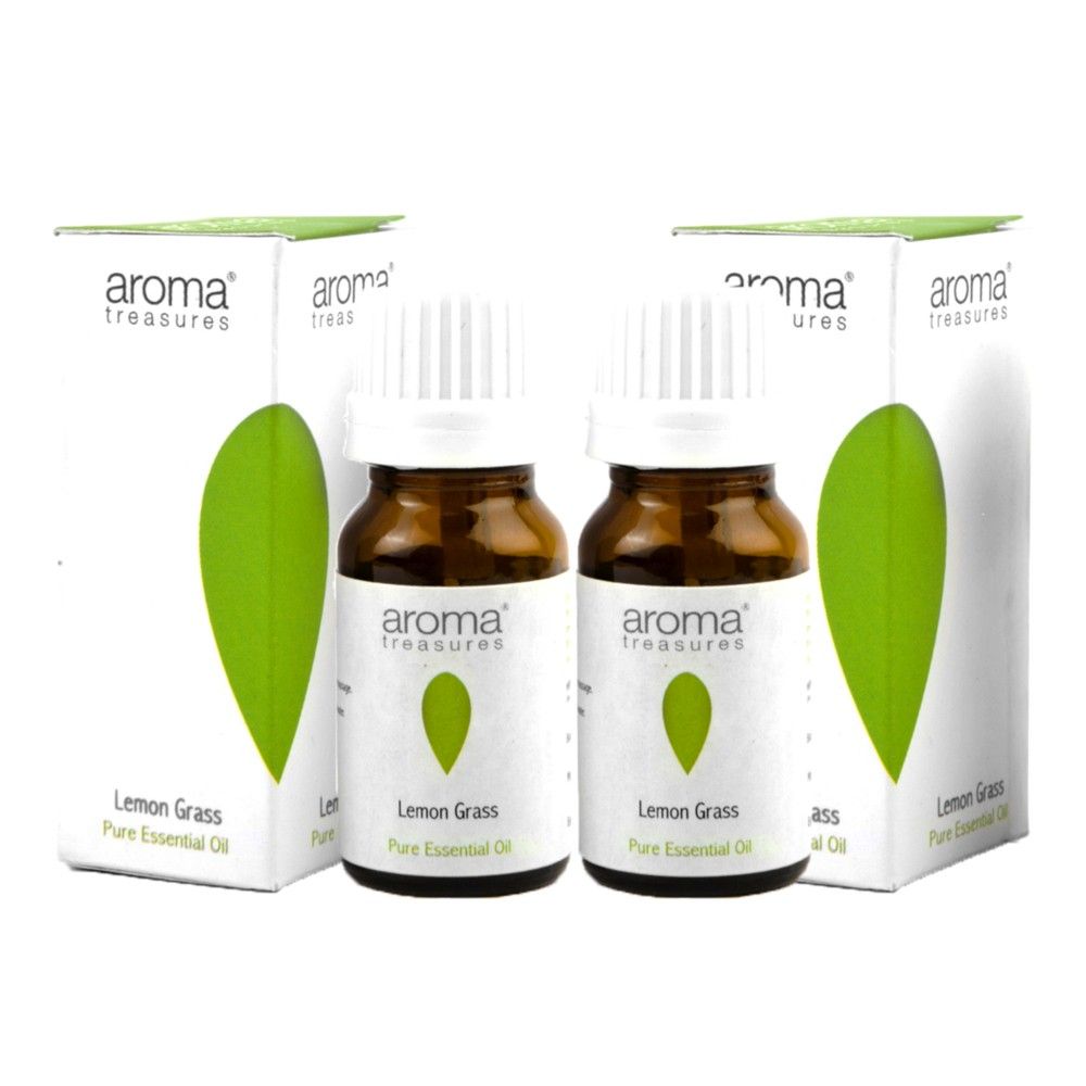 Lemon Grass 100% Pure Natural Essential Oil (pack Of 2) - Aroma Treasures