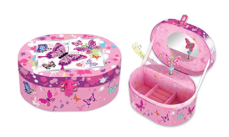 Oval Shaped Musical Jewelry Box - Paradise - Hot Focus Toys