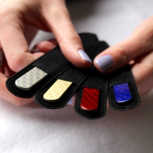 Glass Nail Files, Beautiful 5 Piece Combination - Bona Fide Beauty