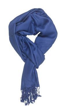 In-sattva Colors – Soft And Elegant Solid Color Scarf Stole Blue - In Sattva