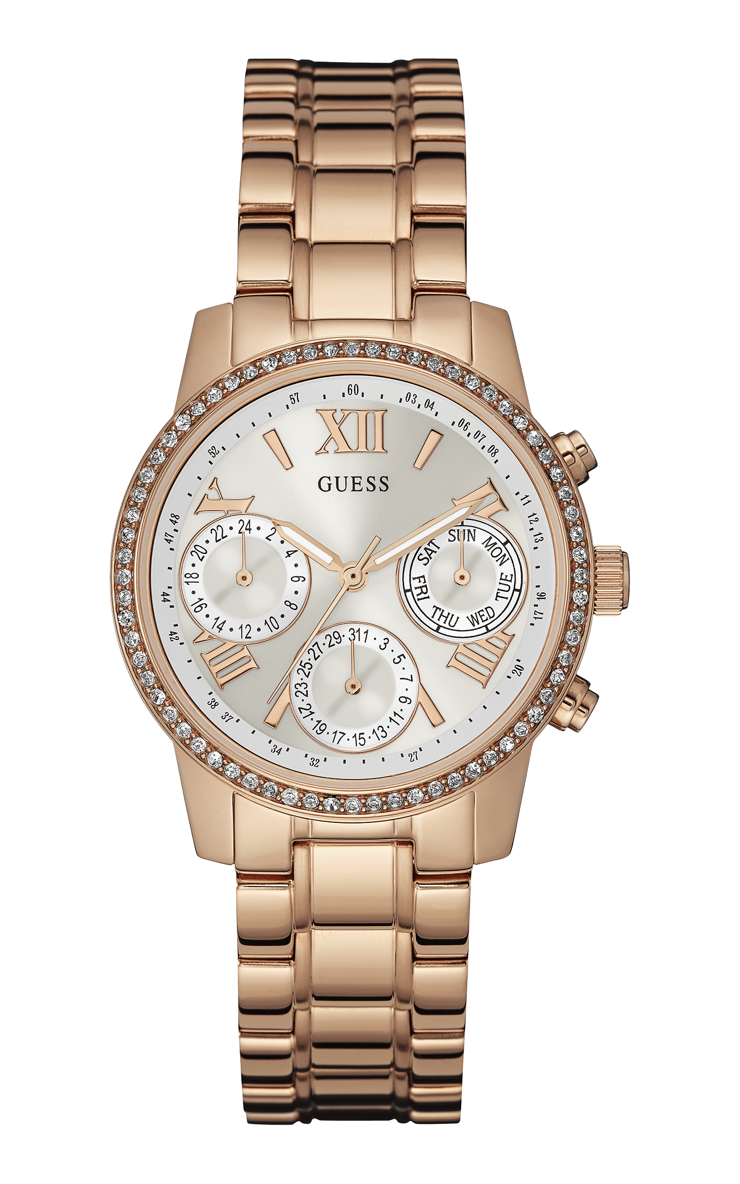 Guess Rose-gold Tone Mini Sunrise Watch - Guess Watches