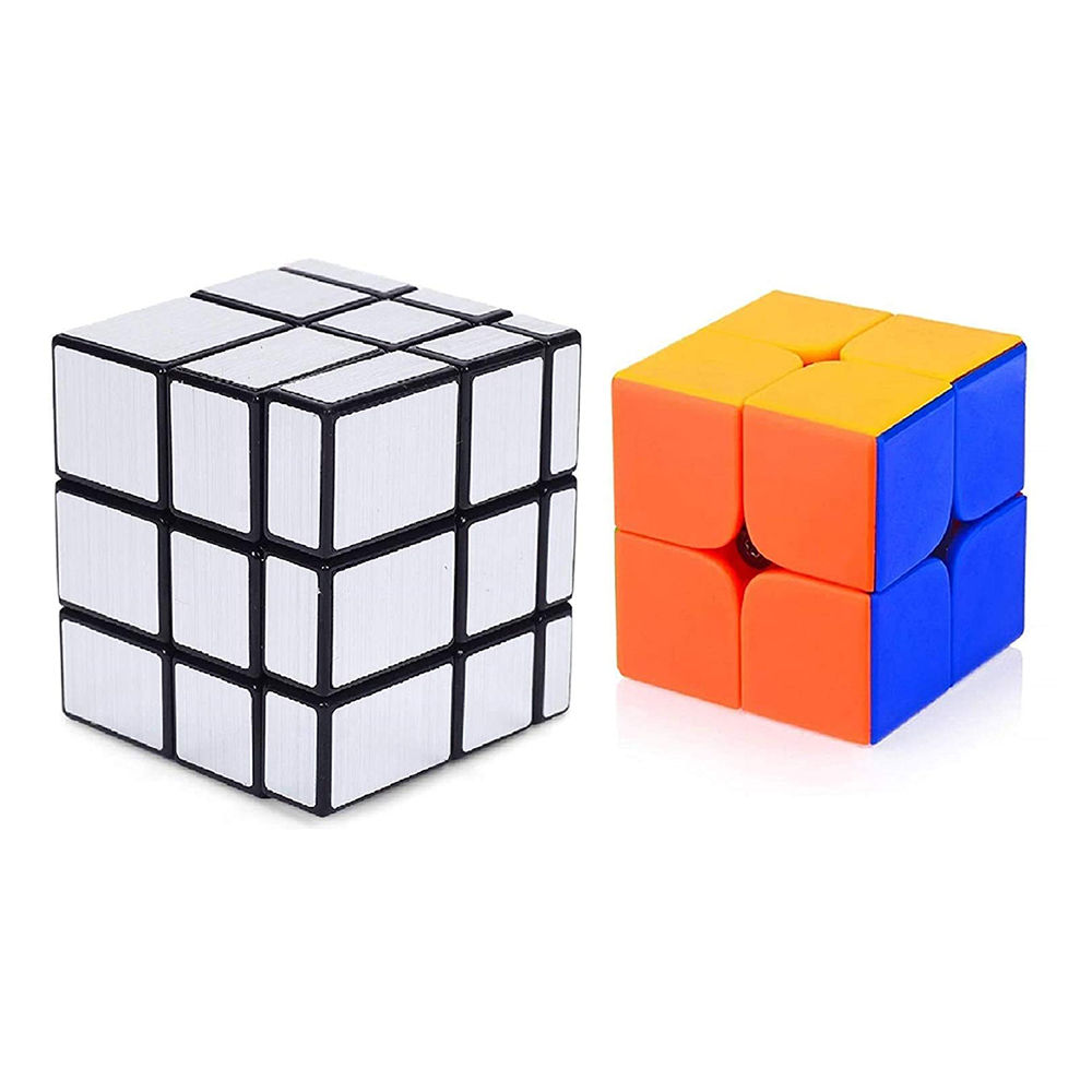 this 2x2 stickerless puzzle is designed with smooth surfaces this