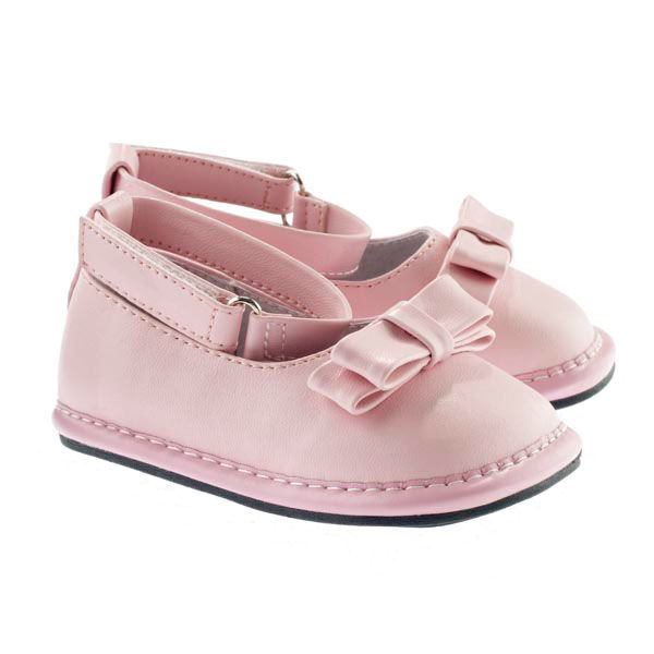 pink bow shoes