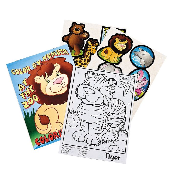 Buy Color By Number Animal Coloring Book Online 65 Hopscotch It'll let you make awesome elephants, penguins, cats, and much more! hopscotch