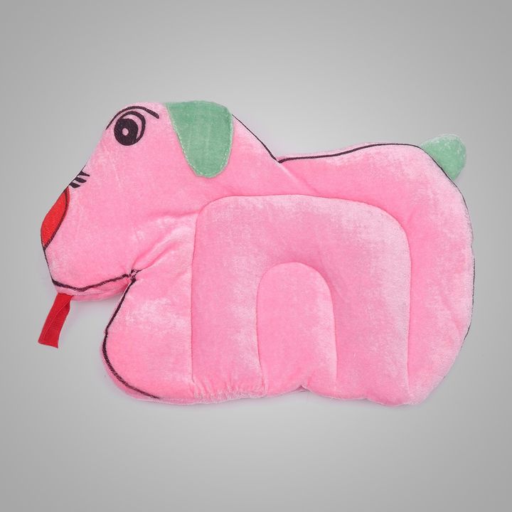 Buy Wonderkids Mustard Dog Shape Baby Pillow Pink Online 139