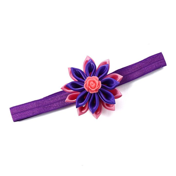 Buy Kanzashi Flowers Headband Purple Pink Online 170 Hopscotch