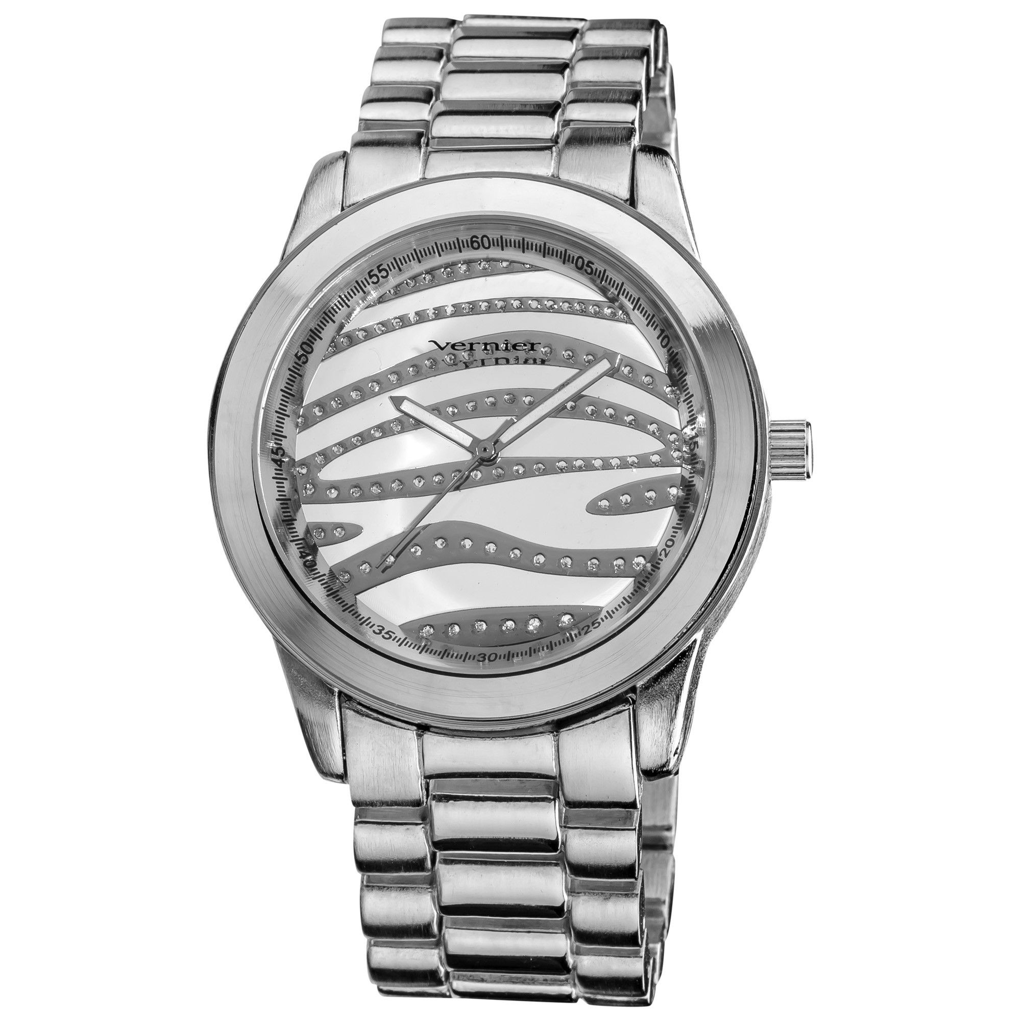 Vernier Women's VNR11157SS Vernier Analog Display Japanese Quartz Silver  Watch : Amazon.in: Fashion