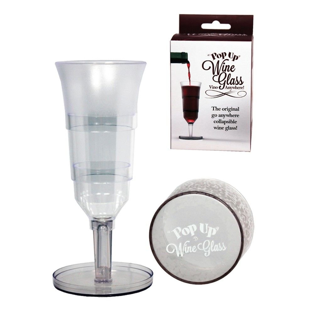 

pop up wine glass the original go anywhere collapsible wine