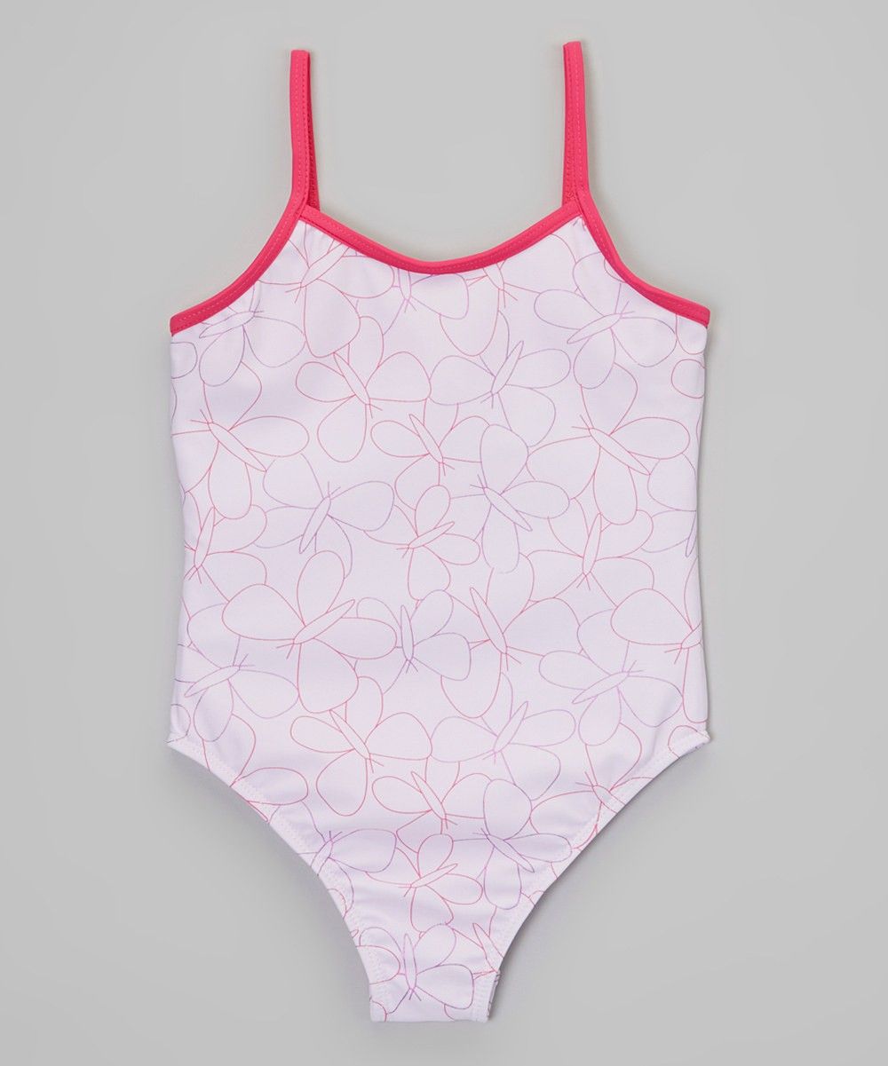 Shop Online Pink Butterfly Girl S One Piece At 5