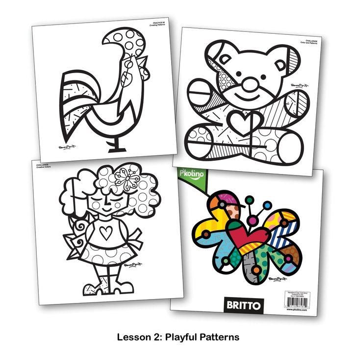 Buy Britto Color Like An Artist Coloring Book Online 299 Hopscotch