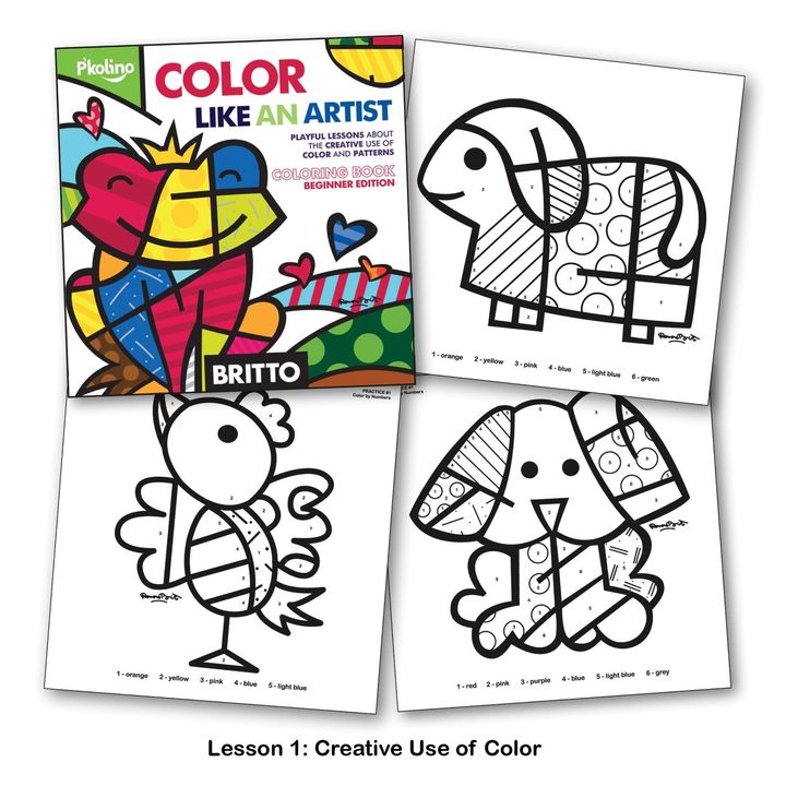 Buy Britto Color Like An Artist Coloring Book Online 299 Hopscotch