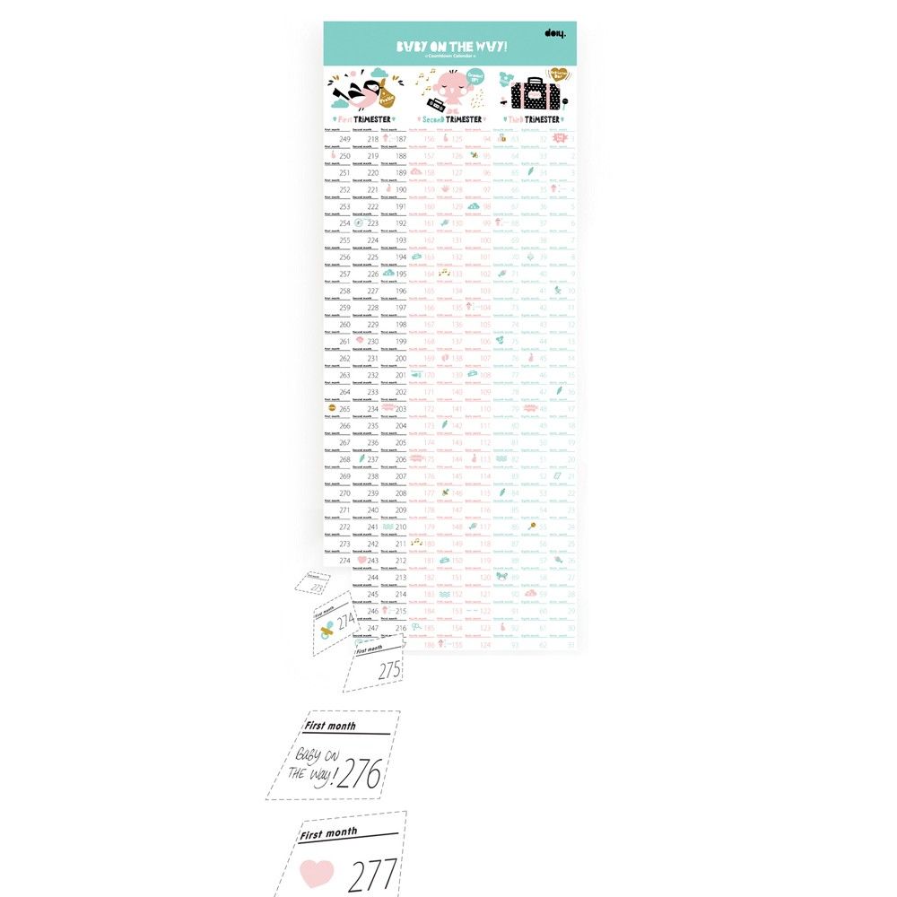 baby on the way baby countdown calendar baby countdown calendar