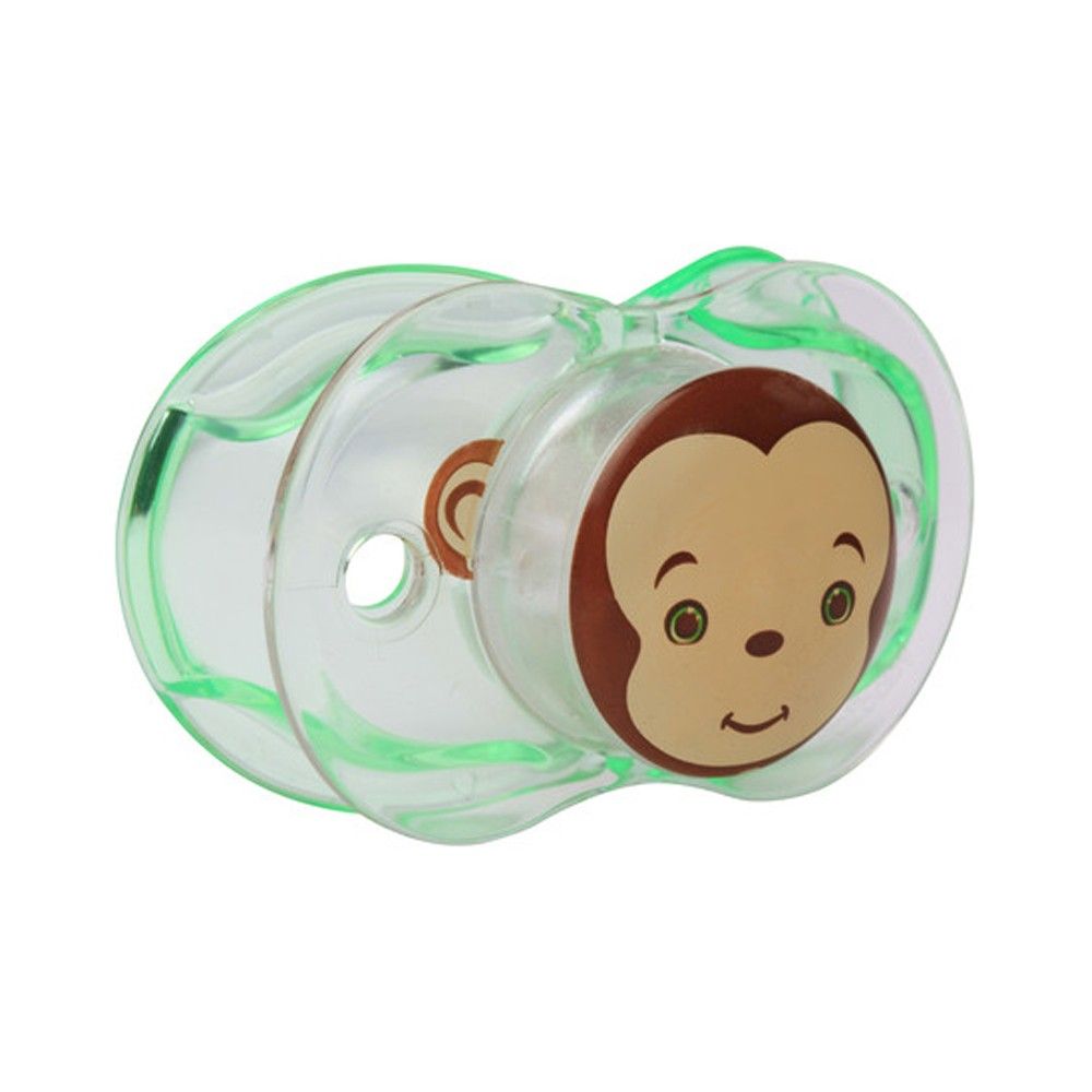 monkey with pacifier