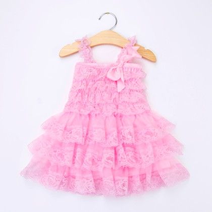 PINK RUFFLE PETTI DRESS WITH HOT PINK TRIM - Wenchoice Best Deals With ...