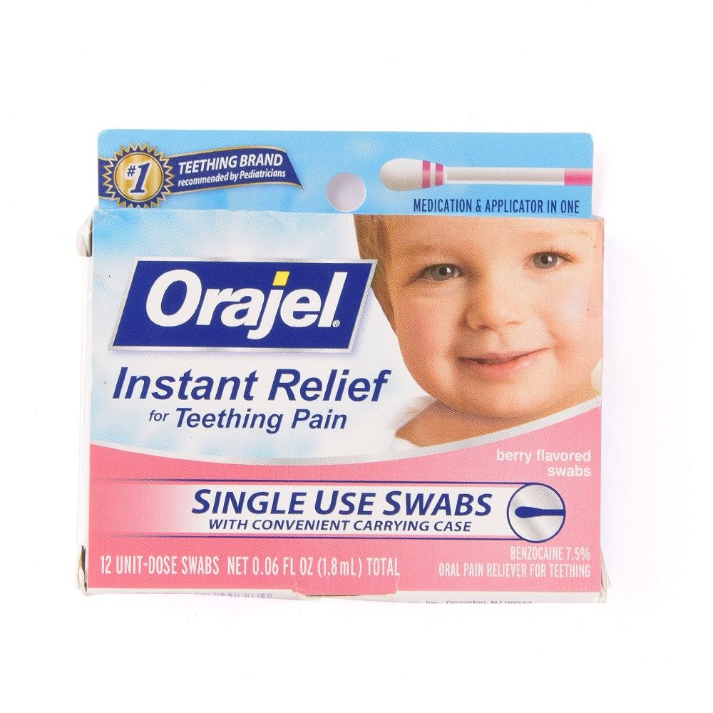 Baby orajel cheap teething swabs