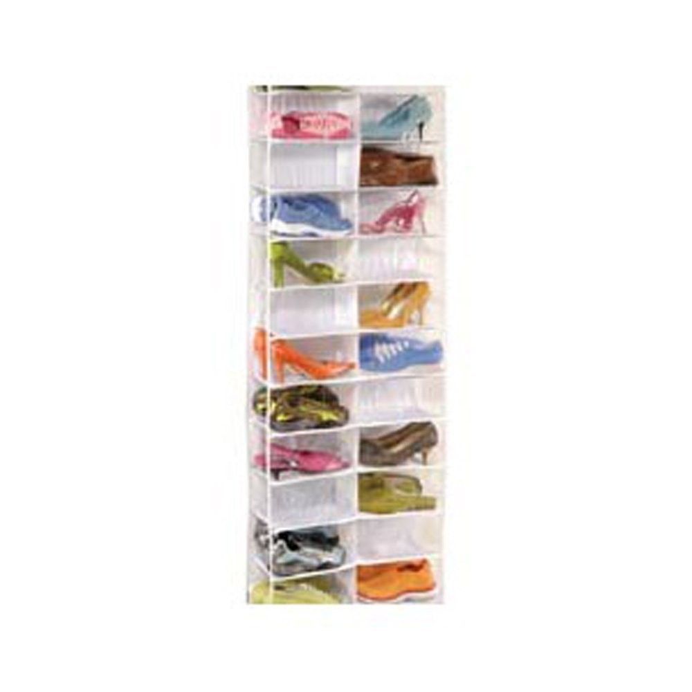 Clearly Organized Clear 26-pocket Over The Door Shoe - Richard Homewares