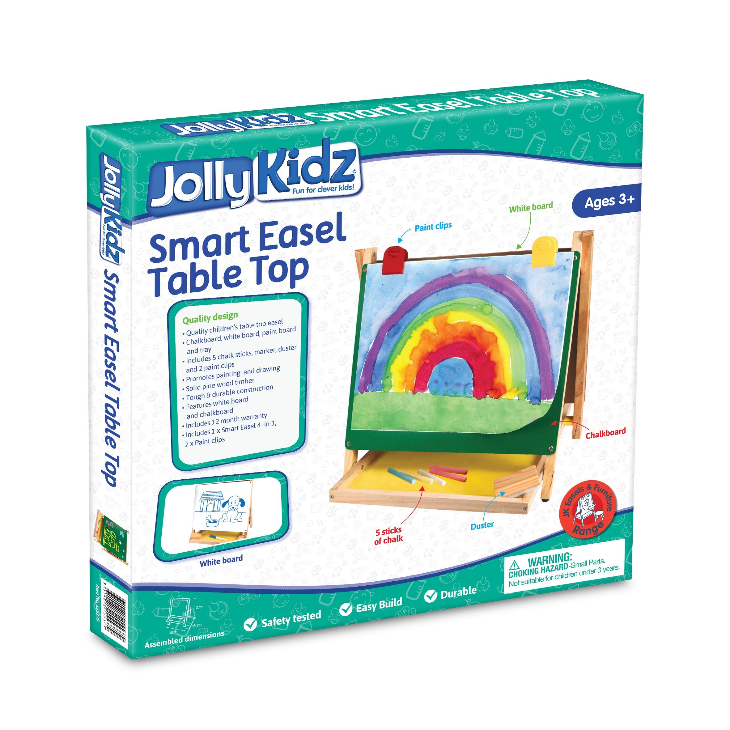 Jolly Kidz Smart Easel - Table Top - Colorific Education