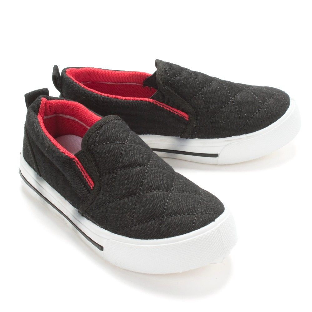 quilted slip on shoes