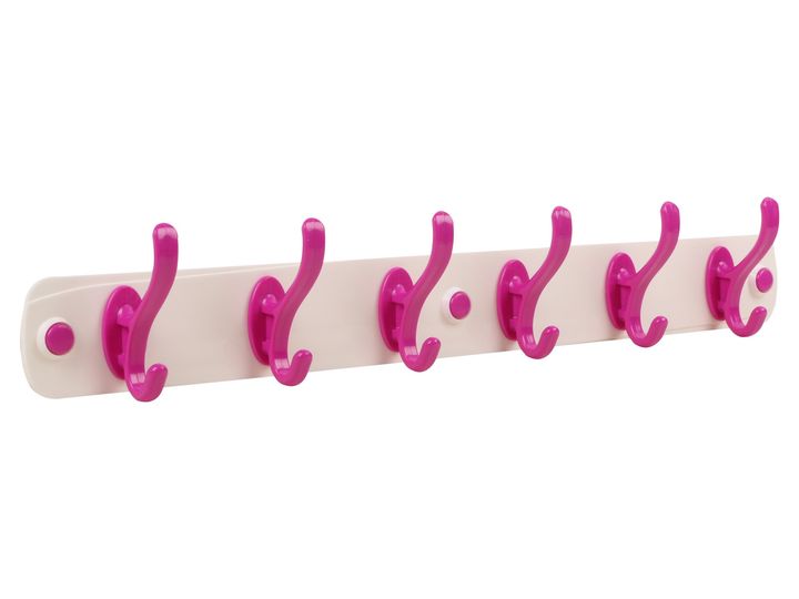 Buy 6 Piece Self Adhesive Plastic Wall Hanging Hooks Hanger Stand