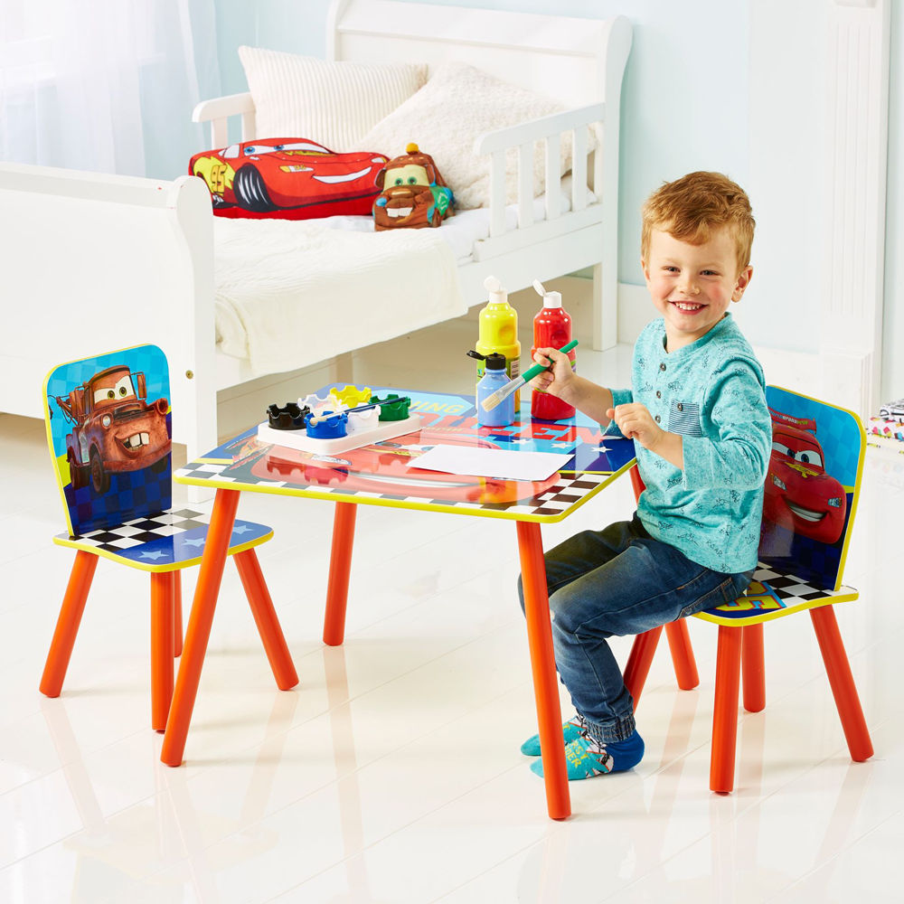 Disney cars table and chair online set