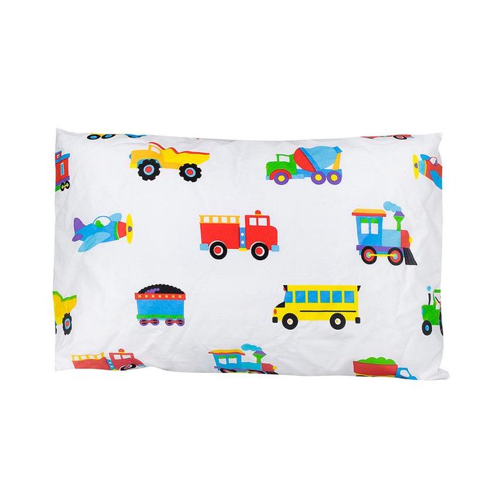 Buy Olive Kids Trains Planes Trucks Toddler Pillowcase Online