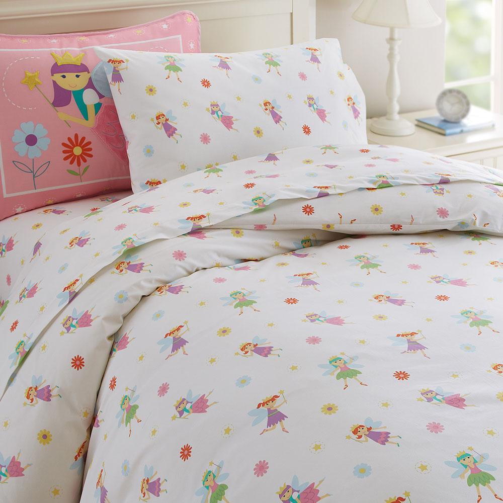 

fairies flowers and stars adorn our magical fairy princess bedding