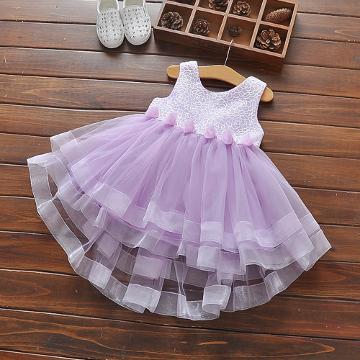 Hopscotch - Dorissa - Charming Purple Cap Sleeve Dress