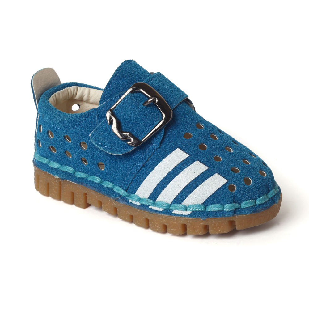 Buy Blue Shoes With White Stripes 