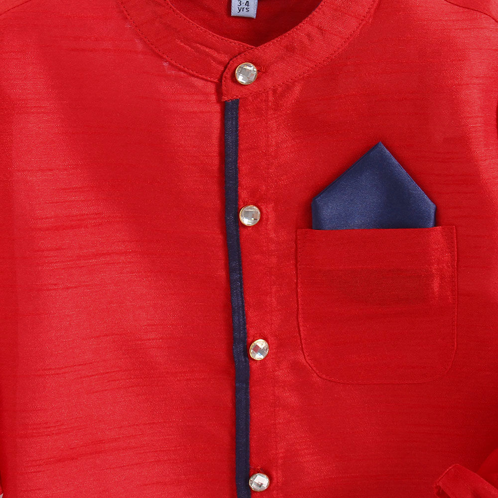 party wear red shirt