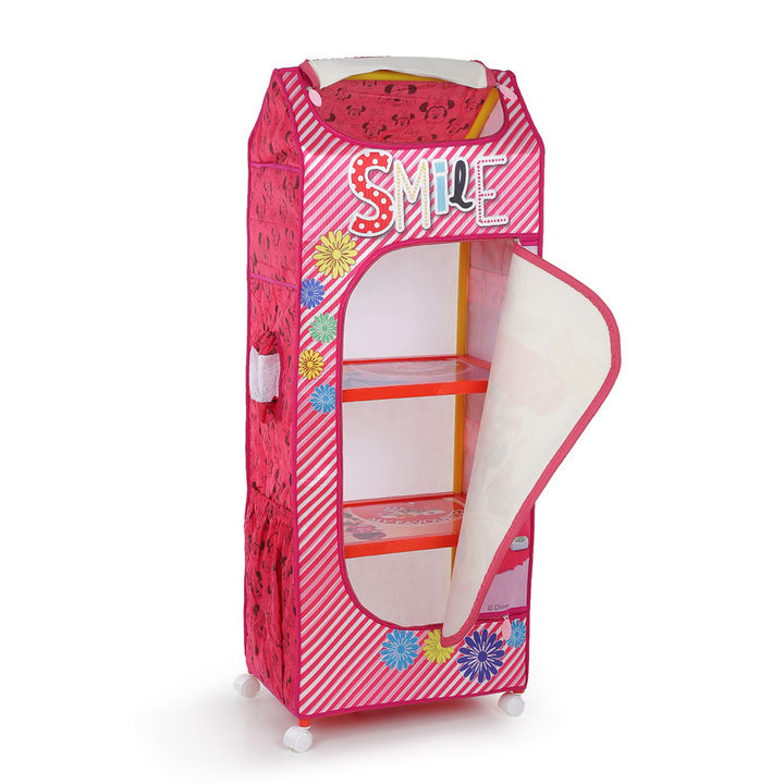 Buy Minnie Mouse Love Music Red Color Kids Portable Wardrobe