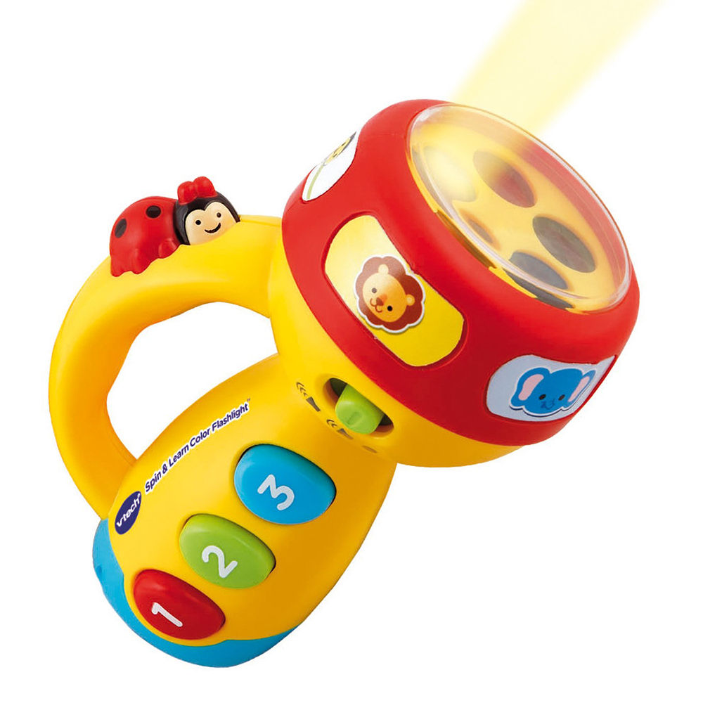 vtech spin & learn colours torch