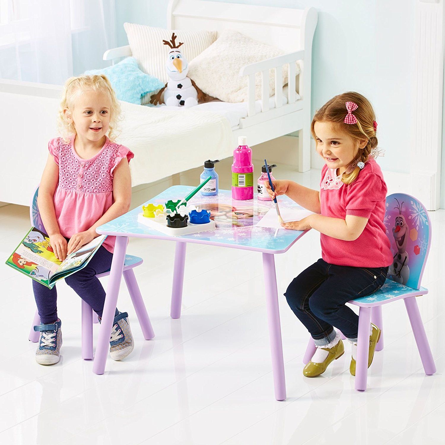 Frozen table hotsell and chair set