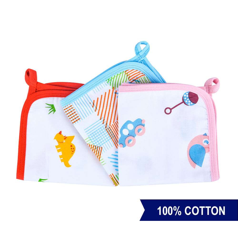 

wonder wee provides this woven mulmul washcloth set in unique