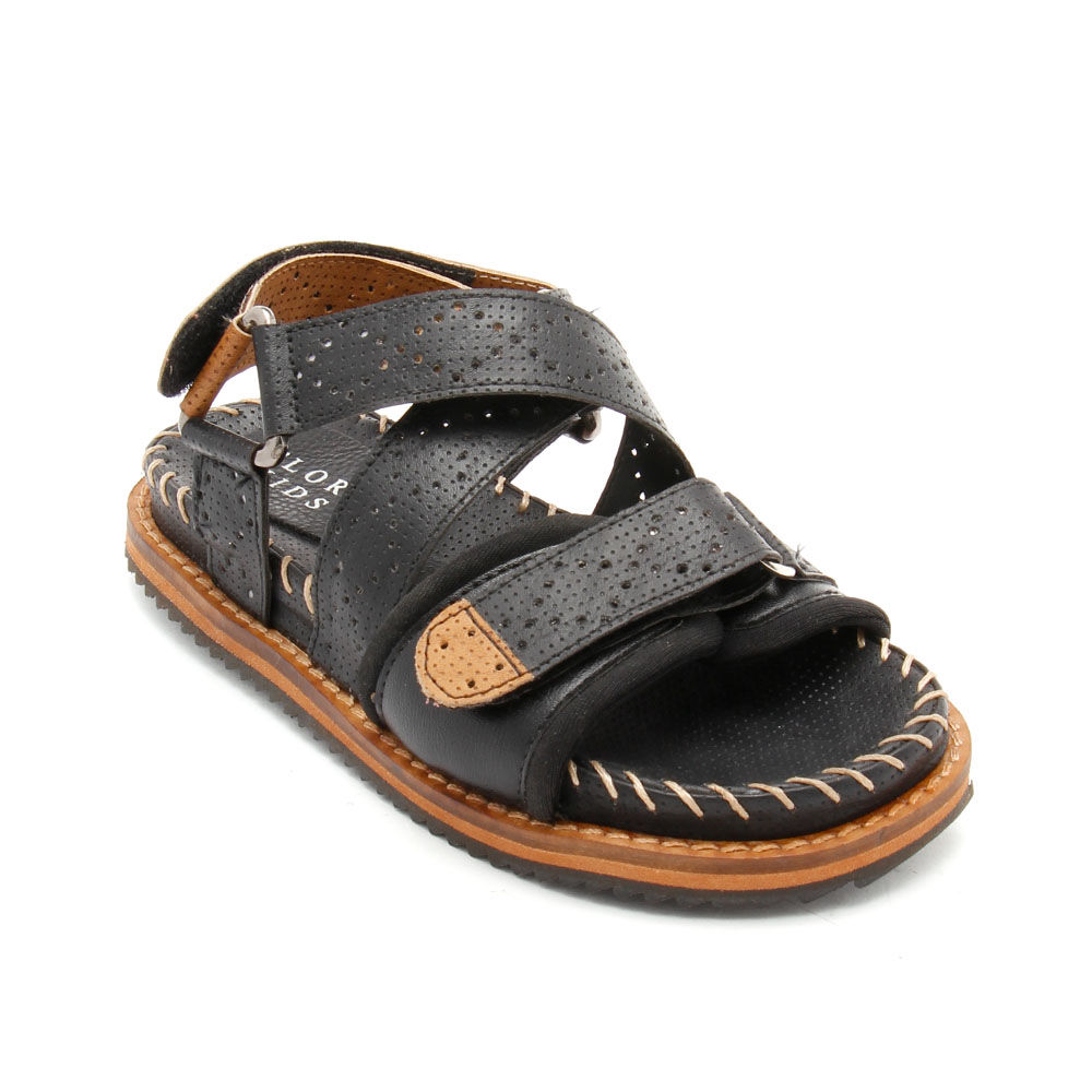 OT Revolution Boys Black Slip-On Shoes Sandals Buckles Beach Casual S,M |  eBay