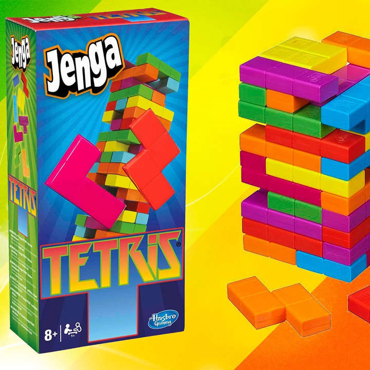 Buy Colorful Combine Jenga Tetris Tower Up Stacking Game Set online