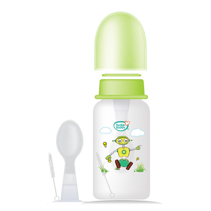 Buy Cereal Feeder With Spoon 125ml Green Online 145 Hopscotch