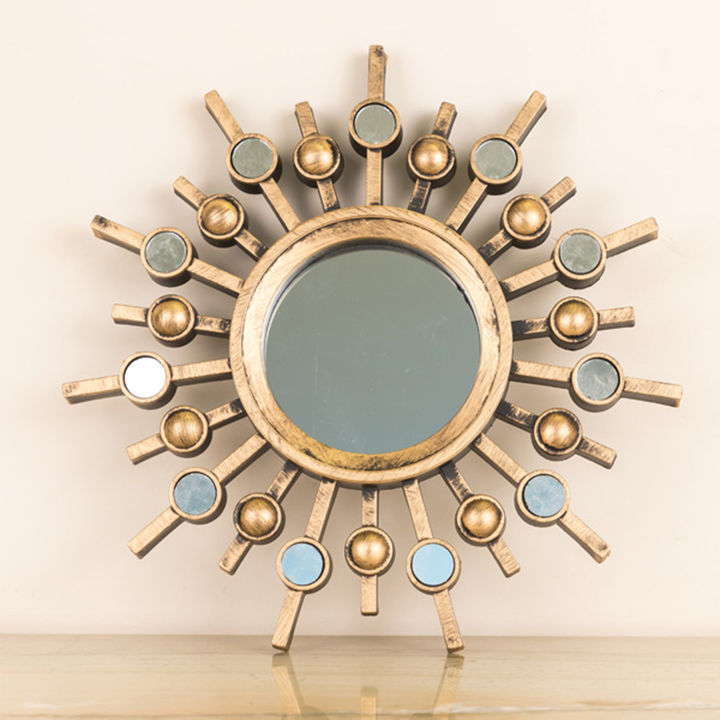 Antique Round Mirror