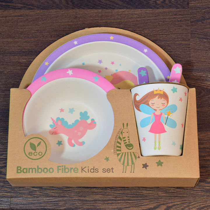 Buy Unicorn Dinner Set For Kids Set Of 5 Online 1499 Hopscotch