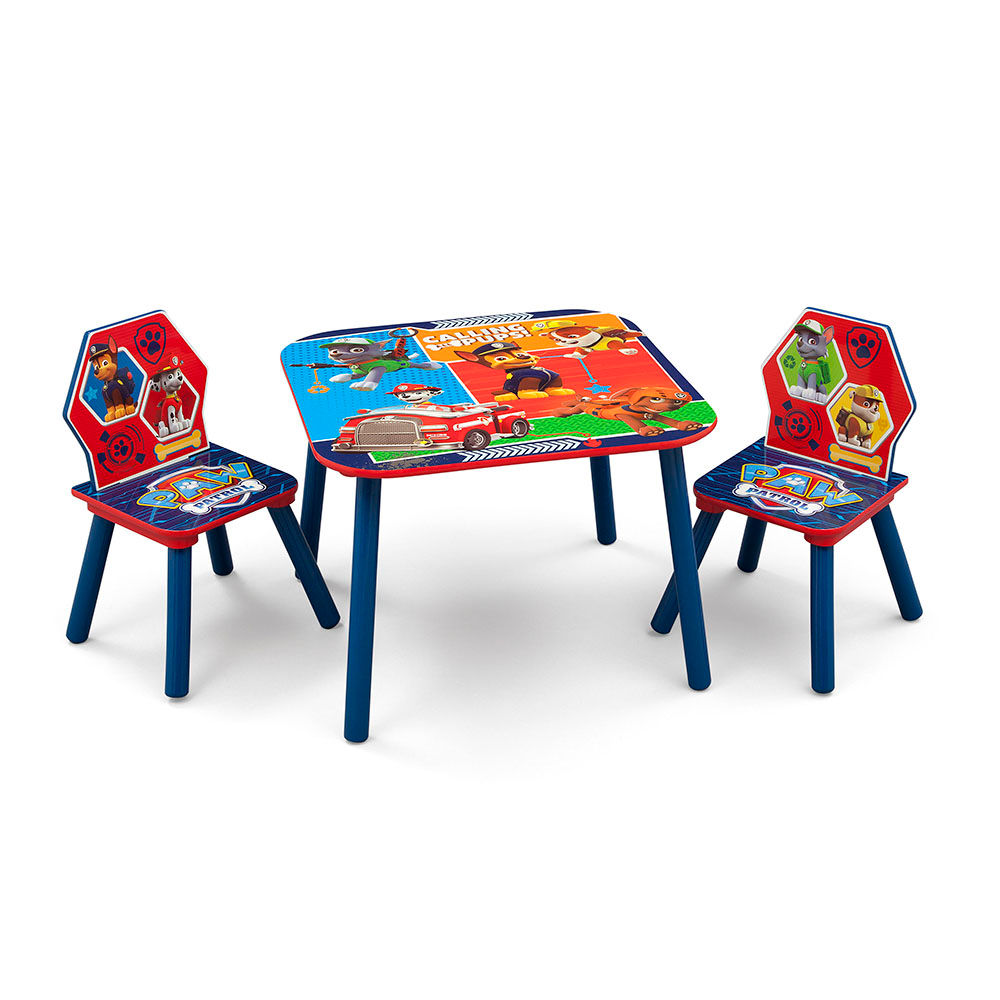 paw patrol table  chair set