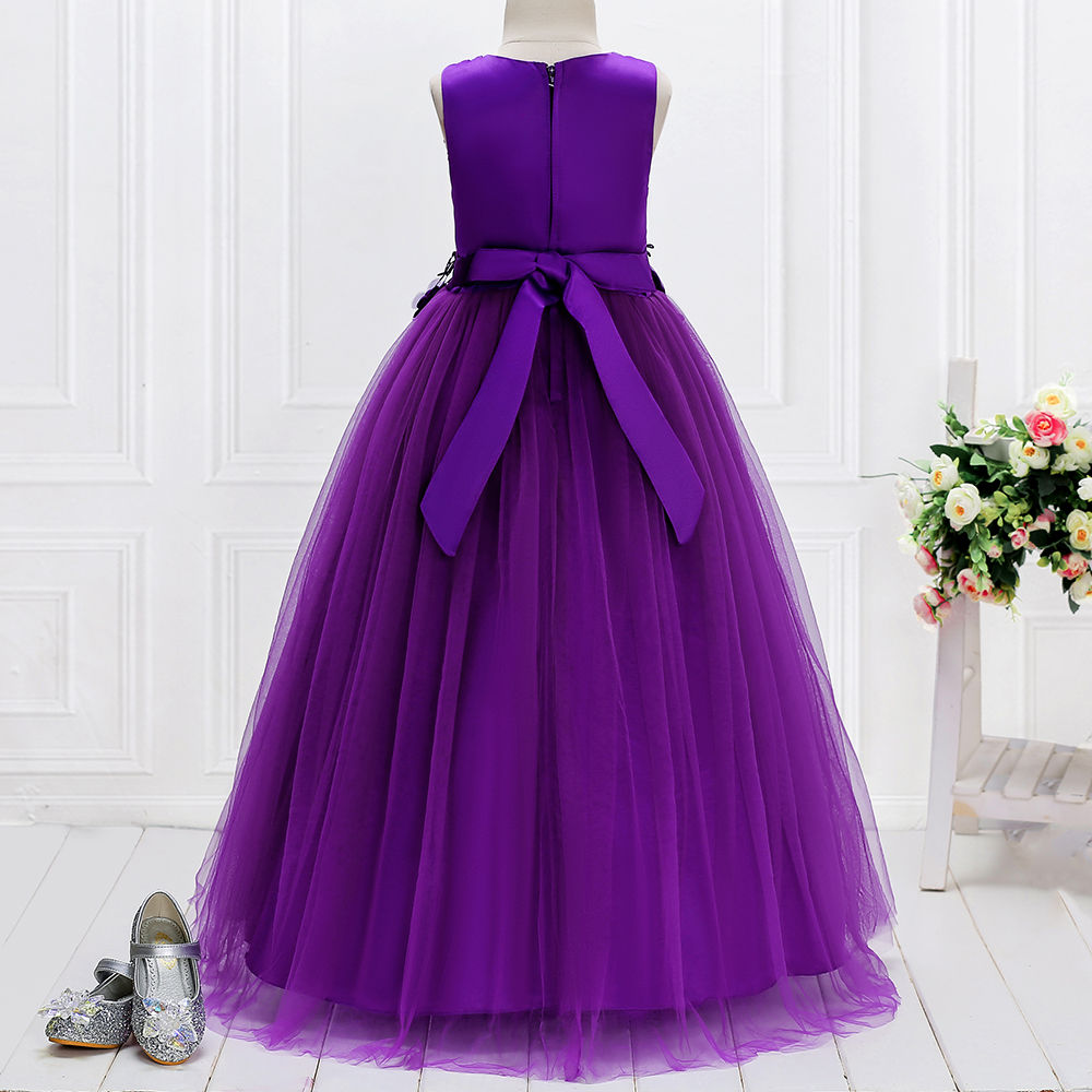 violet gown design