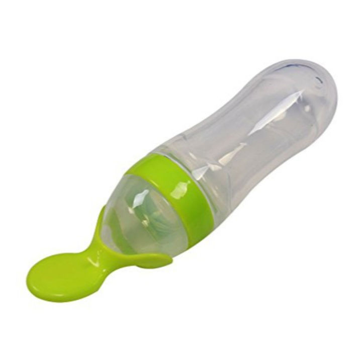 Buy Green Food Grade Silicone Baby Infant Weaning Cereals Feeding