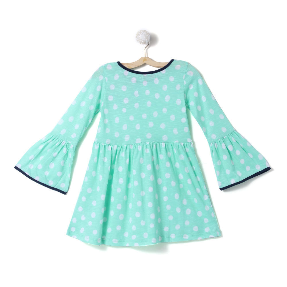 sea polka dot dress