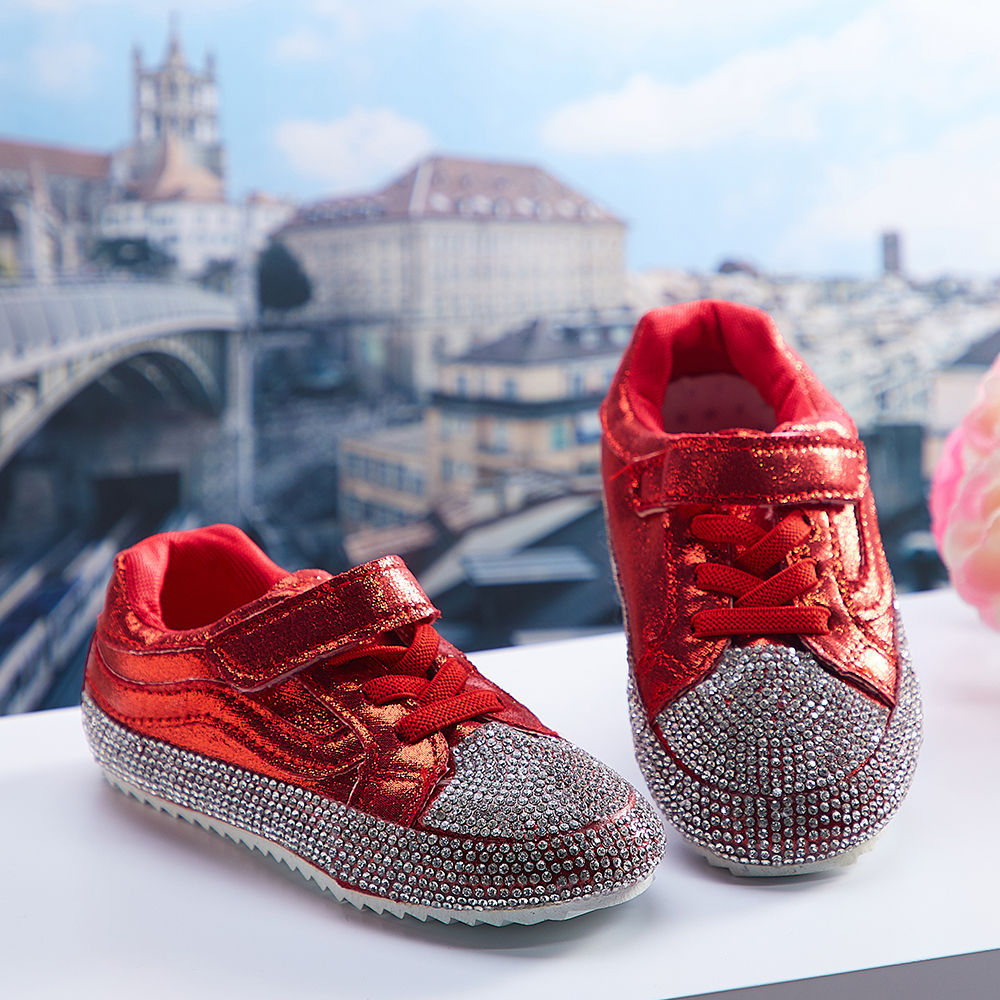 diamond studded sneakers