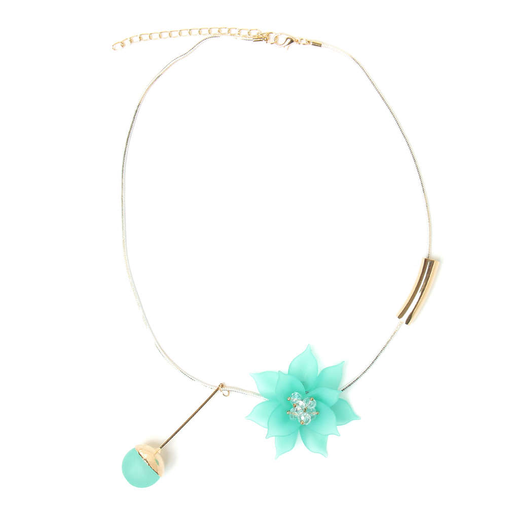 Shop Online Jasmine Flower Necklace Green at ₹379