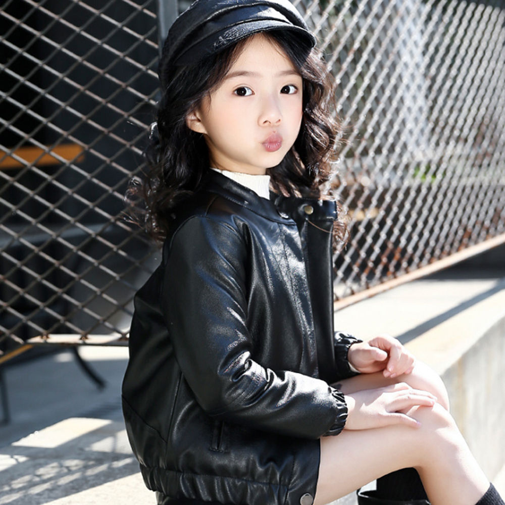 Buy Leather Retail® Women's Girl's Solid Biker Jacket_LRFRBLXS018_BLACK_XS  at Amazon.in