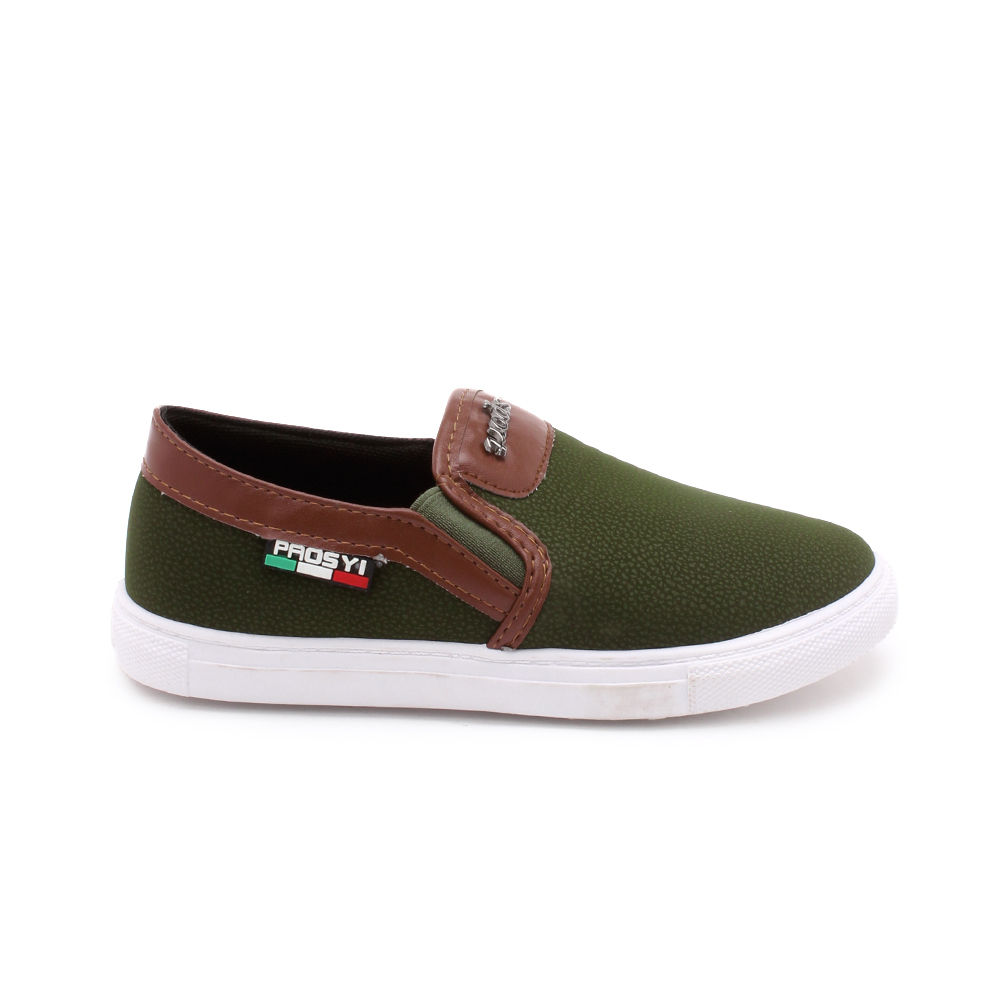 Buy Green Slip On Shoes For Boys online 