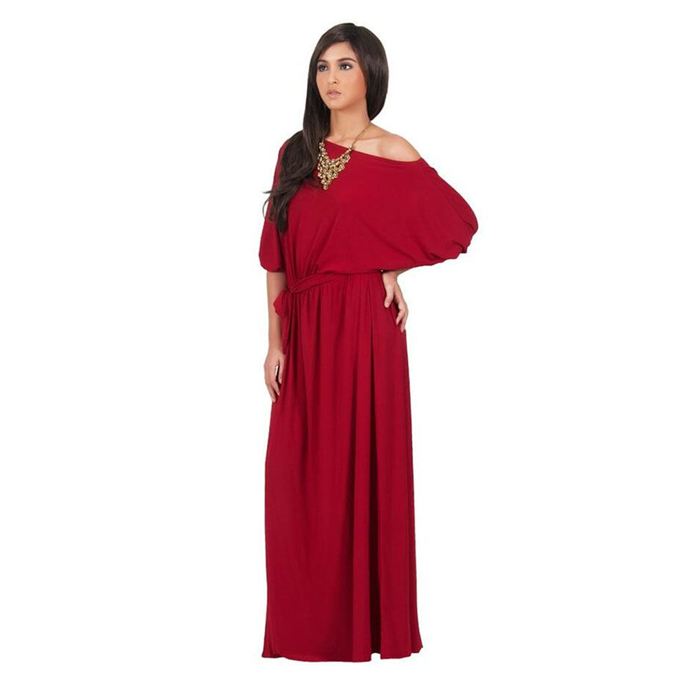 plain maxi dress designs