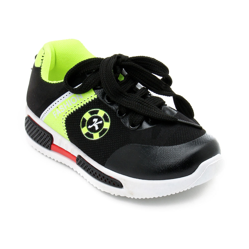 Buy Green And Black Shoes for Boys 
