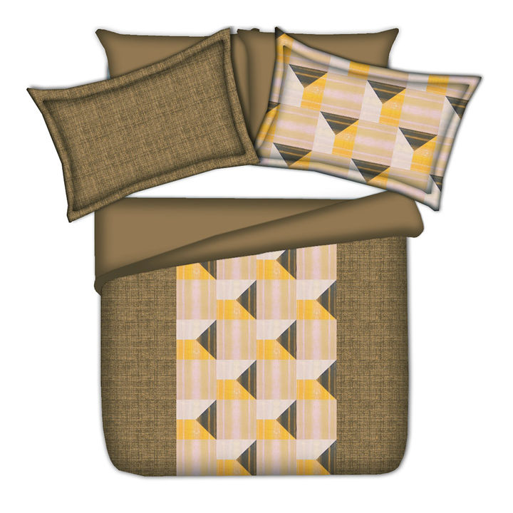 Buy King Size Double Bedsheet With 2 Designer Pillow Covers