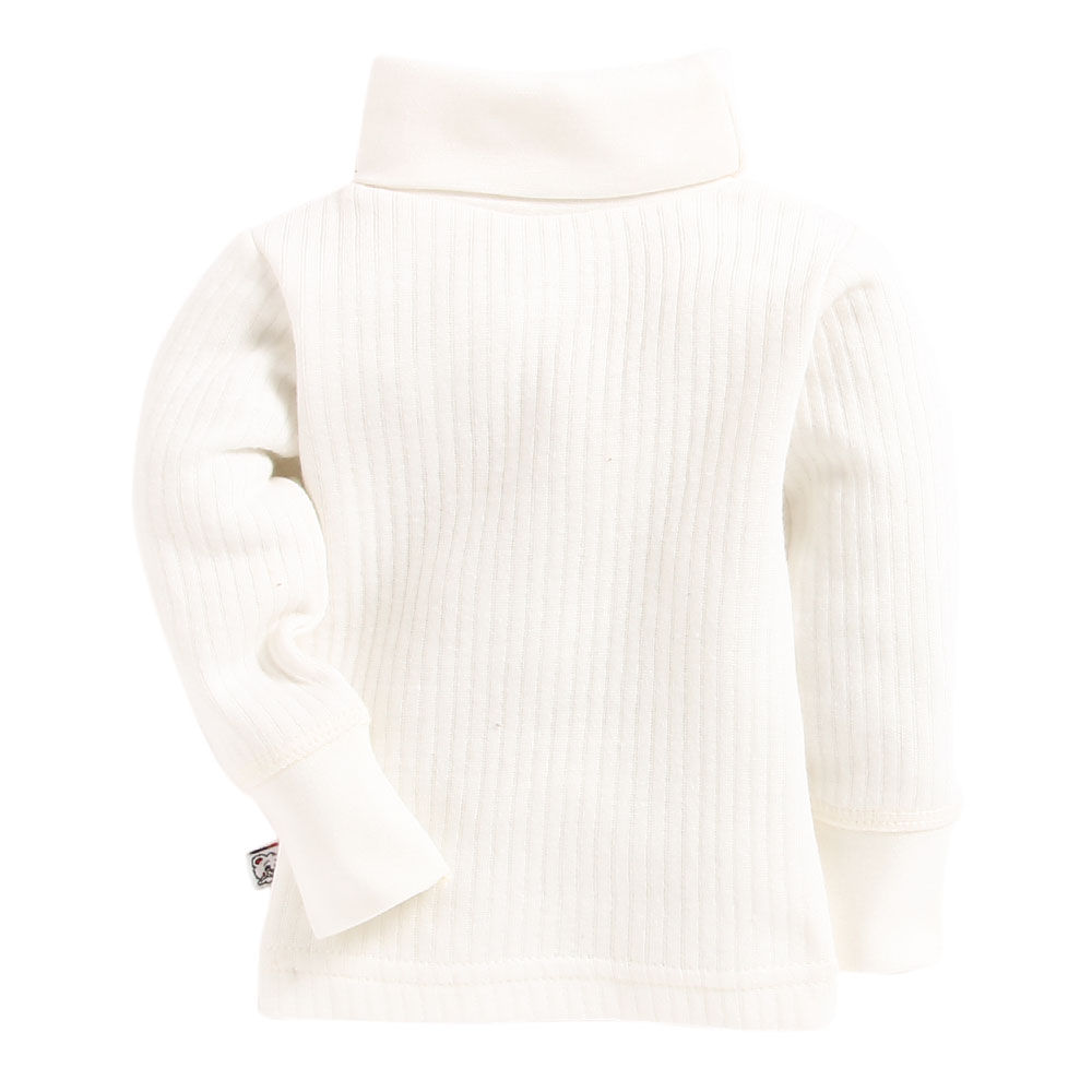 high neck white t shirt